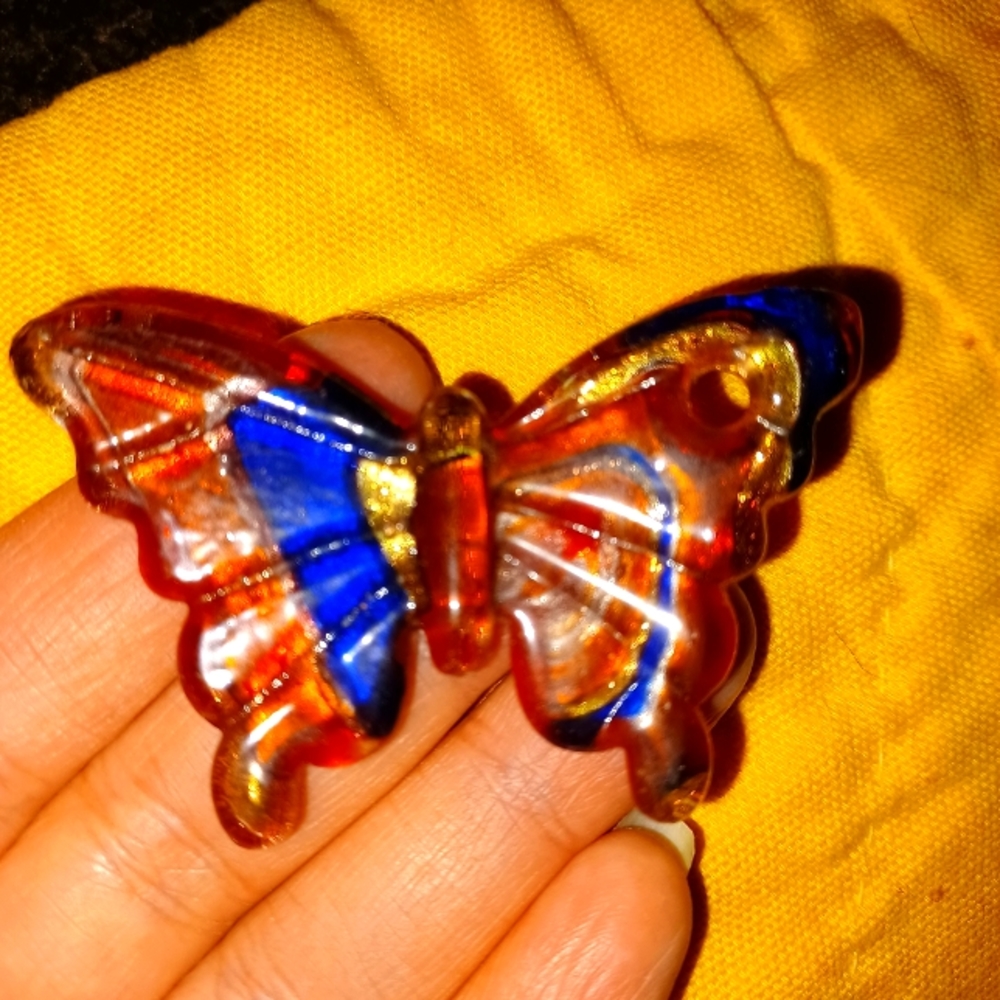 Glass Butterfly 🦋 Pendent
